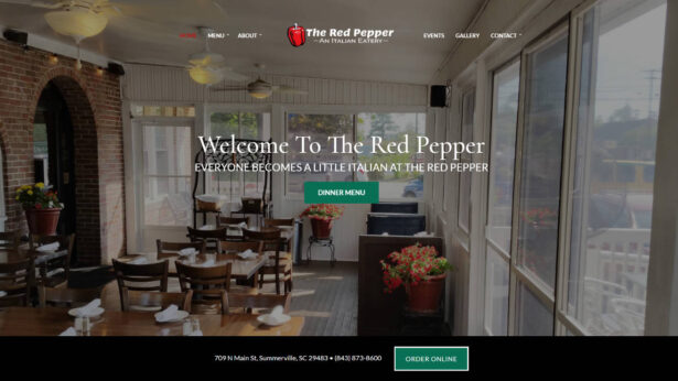 The Red Pepper Italian Restaurant Summerville Charleston